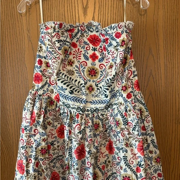 NWT Forever That Girl Vibrant Floral Strapless Dress - Picture 2 of 9